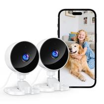 Câmera de Segurança Interna YOTON WS01 2 Unidades WiFi 1080p