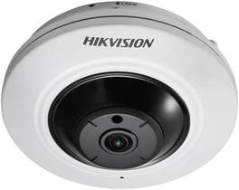 Câmera de segurança IP 3MP Hikvision DS-2CD2935FWD-IS Fisheye slot de cartão SD 128G visão 180