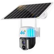 Câmera de Segurança IP Externa Com Paínel Solar, 8MP Full HD, 2.4GHz Wi-Fi, Detector de Movimento, Audio Biderecional Câmera de Segurança IP Externa Com Paínel Solar, 8MP Full HD, 2.4GHz Wi-Fi, Detector de Movimento, Audio Biderecional