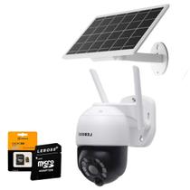 Câmera De Segurança Ip Hd Solar Externa Wifi A Prova Dágua
