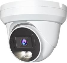 Câmera de segurança IP Marquis 4MP PoE Turret Dome com áudio