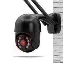 Câmera de Segurança IP Sem Fio Externa HD Visão Noturna Infravermelha Visão PTZ de 360 Graus IP66 à Prova d'água - Wifi Smart Camera