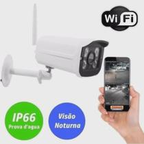 Camera De Segurança Ip Wifi Externa Prova Dagua Sem Fio Hd 2 Antenas