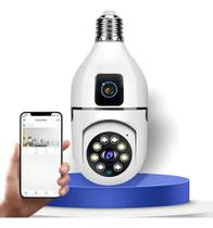 Câmera De Segurança Ip Wifi Full HD 2 Lentes Visão Noturna Microfone Câmera De Segurança Ip Wifi Full HD 2 Lentes Visão Noturna Microfone