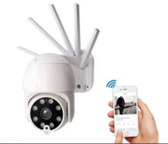Câmera De Segurança Ip360 Wifi 5 Antenas Com Visão Noturna