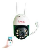 Câmera De Segurança Ípega Wifi De 2 Antenas Com Visão Noturna Infravermelho e Sensor De Movimento IP66