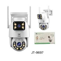 Câmera de Segurança Jt-9697 Dual Branca Externa Full Hd