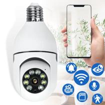 Câmera De Segurança Lâmpada Externa Wifi Ip Prova D'água Infravermelho - Yoosee
