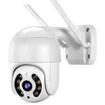 Câmera de Segurança Lâmpada Wi-Fi 360 Full HD 1080p IP66 Giratória, Visão Noturna, Detecção de Movimento, Monitoramen