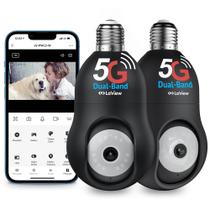 Câmera de segurança LaView 4MP 5G e 2,4 GHz 360 2K Full Color Câmera de segurança LaView 4MP 5G e 2,4 GHz 360 2K Full Color