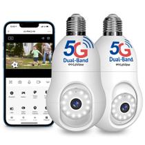 Câmera de Segurança LaView 4MP Bulb 2K - Wi-Fi 5G/2,4GHz - 360°