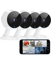 Câmera de Segurança LaView 5MP 3K - Visão Noturna Colorida e Compatível com Alexa