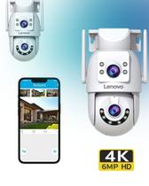Câmera de Segurança Lenovo 4k versão de 6MP, WiFi Externa, Dupla Lente , IP66, Áudio Bidirecional, Visão Noturna, 5g Câmera de Segurança Lenovo 4k versão de 6MP, WiFi Externa, Dupla Lente , IP66, Áudio Bidirecional, Visão Noturna, 5g
