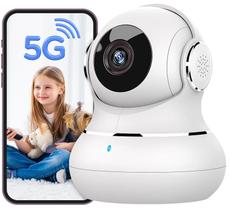 Câmera de Segurança Litokam 5MP - Wi-Fi 5G/2.4G com Visão Noturna