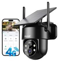 Câmera de segurança LITYMOL 4G LTE Solar 2K Wireless Outdoor
