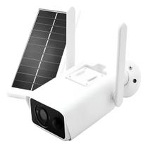 Câmera De Segurança P/ Exterior Recarregável Com Luz Solar W Câmera De Segurança P/ Exterior Recarregável Com Luz Solar W