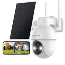 Câmera de segurança Rebluum 2K Solar Wireless Outdoor 360 PTZ