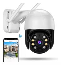 Camera De Segurança Residencial Prova Dagua Gira 360 Wifi - Smart