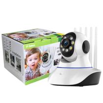 Câmera de Segurança Robô IP 360 Wifi HD 5 Antenas Espiã
