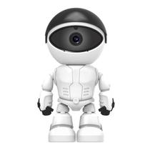 Câmera de Segurança Robô Wifi Visão Noturna Fullhd 1080p