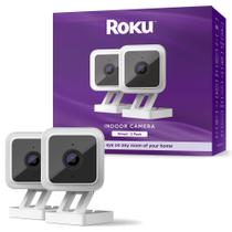 Câmera de segurança Roku Indoor 1080p HD com visão noturna colorida