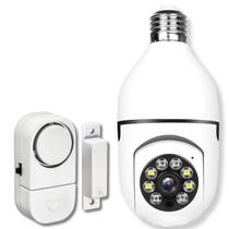 Câmera de segurança Sem Fio 2 MP Alarme Visão Noturna LEDs - Durawell