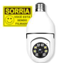 Câmera de segurança Sem Fio WIFI Visão Noturna Colorida 2 MP Com Adaptador de Tomada