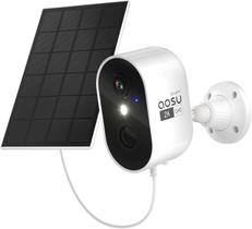 Câmera de segurança solar AOSU 2K Wireless Outdoor com visão noturna