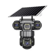 Câmera de Segurança Solar Externa V380 Pro 4G - 12MP, Zoom 10x, Tripla Lente e Detecção de Movimento PIR Câmera de Segurança Solar Externa V380 Pro 4G - 12MP, Zoom 10x, Tripla Lente e Detecção de Movimento PIR