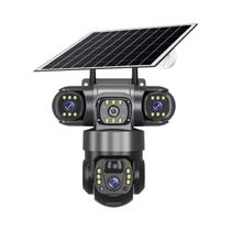 Câmera de Segurança Solar Externa V380 Pro 4G - 12MP, Zoom 10x, Tripla Lente e Detecção de Movimento PIR Câmera de Segurança Solar Externa V380 Pro 4G - 12MP, Zoom 10x, Tripla Lente e Detecção de Movimento PIR