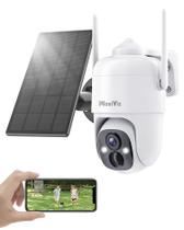 Câmera de segurança solar MaxiViz Wireless 2K Color Night Vision
