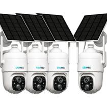 Câmera de segurança solar SOVMIKU 4CQ1 AI 2K Wireless Outdoor