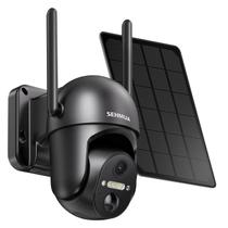 Câmera de Segurança Solar Wireless SEHMUA 2K - Visão 360°