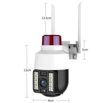 Camera De Segurança Speed Dome HD 1080p Com Visão Noturna, Movimento, Rotação, Alerta e WIFI