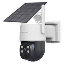 Câmera de segurança SPMETUYO Solar Outdoor 360 WiFi 2K 2-Way Talk