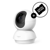 Câmera de Segurança TAPO C210 TP-Link Wi-Fi IP 360º 3MP com Cartão 64GB
