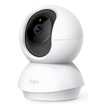 Câmera de Segurança TP-LINK Interna, Tapo TC70, Wi-Fi, 1080P FHD, Visão 360, Visão Noturna - Branco