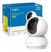 Câmera de Segurança TP Link TAPO C200C WiFi 360º Full HD 1080p Visão Noturna Audio de Duas Vias Branco