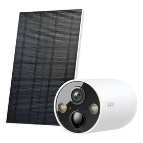 Câmera de Segurança TP-Link Tapo C425 Kit 2K Wi-Fi com Painel Solar Visão Noturna Detecção de Movimento IP65 Exterior