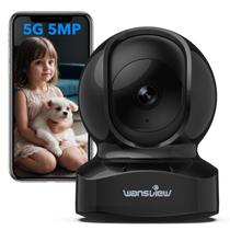 Câmera de segurança wansview Q5 WiFi Home Indoor 5MP com Alexa