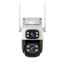 Câmera de Segurança Wi-Fi À Prova DÁgua Duas Lentes Bivolt 2MP + 2MP PTZ Externa IP66 Visão Noturna Colorida Câmera de Segurança Wi-Fi À Prova DÁgua Duas Lentes Bivolt 2MP + 2MP PTZ Externa IP66 Visão Noturna Colorida