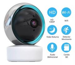 Câmera de Segurança Wi-fi Full HD 360 Alexa E Google - Nova Digital - Nova Digital