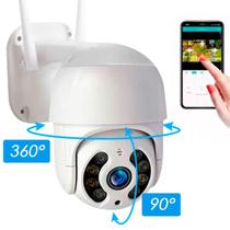 Câmera de segurança Wi-Fi Smart Camera ABQ-A8 com resolução de 2MP e visão noturna cor branca