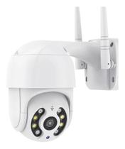 Câmera de segurança Wi-Fi Smart Camera ABQ-A8 com resolução de 2MP visão nocturna incluída branca - Câmera de segurança Wi-Fi Smart Camera ABQ-A8 com resolução de 2MP visão nocturna incluída branca -