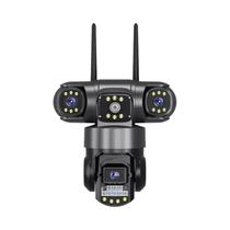 Câmera de Segurança WiFi 4G com Zoom 10X e Lente Tripla de 12MP - Monitoramento Interno e Externo Câmera de Segurança WiFi 4G com Zoom 10X e Lente Tripla de 12MP - Monitoramento Interno e Externo