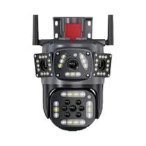 Câmera de Segurança WiFi 4K 8MP PTZ - IP CCTV Externa com Lente Dupla e Detecção de Movimento Câmera de Segurança WiFi 4K 8MP PTZ - IP CCTV Externa com Lente Dupla e Detecção de Movimento