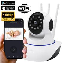 Câmera de Segurança Wifi para Quarto de Bebês Visão Noturna HD
