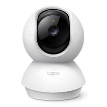 Câmera de Segurança WiFi TPLink Tapo C200C Pan Tilt Full HD 1080p Branco Visão Noturna e Áudio Bidirecional