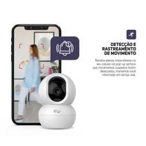 Câmera de Segurança WIFI WAP LENS 200 3MP 360 Visão Noturna, Detecção de Movimento e Áudio Bidirecional