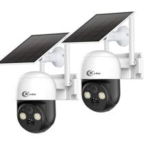 Câmera de segurança XVIM Solar Wireless 2.5K 2PCS Outdoor Câmera de segurança XVIM Solar Wireless 2.5K 2PCS Outdoor
